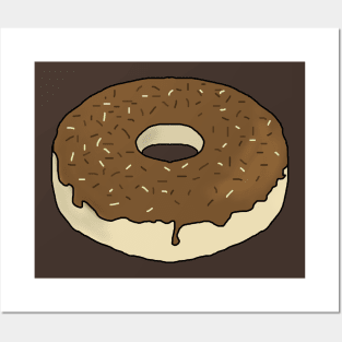 Chocolate Sprinkle Donut Posters and Art